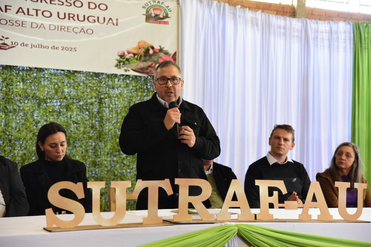 Ir para  <p><big>Na &uacute;ltima quinta-feira (10), o Sindicato Unificado dos Trabalhadores da Agricultura Familiar de Alto Uruguai (SUTRAF-AU) realizou o seu <strong>VIII Congresso Regional</strong>, ocasi&atilde;o...