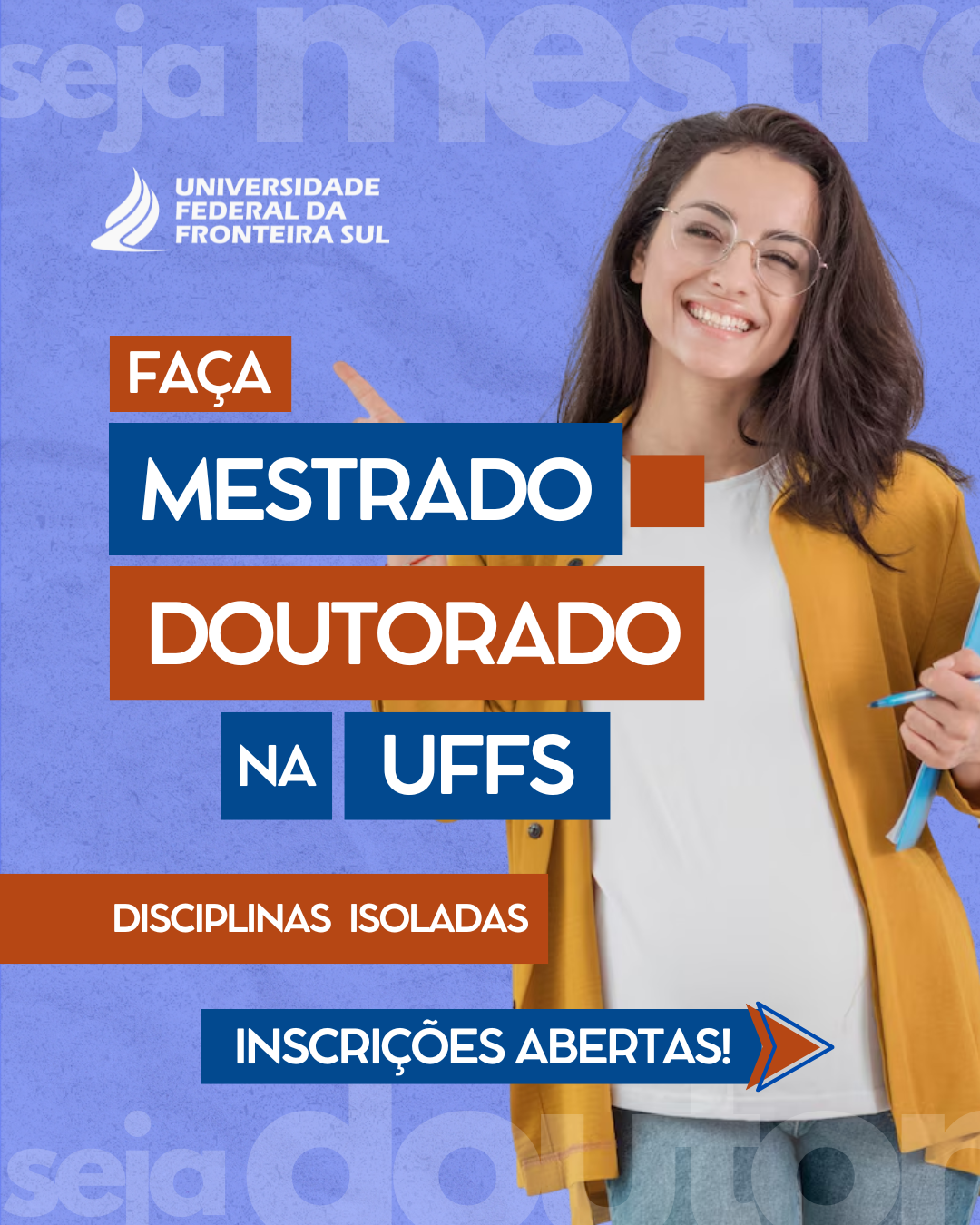Ir para  <p>A Universidade Federal da Fronteira Sul inicia nesta segunda-feira (21), e segue at&eacute; o dia 30 de julho, o per&iacute;odo de inscri&ccedil;&otilde;es do processo seletivo para a admiss&atilde;o a vagas, de forma...