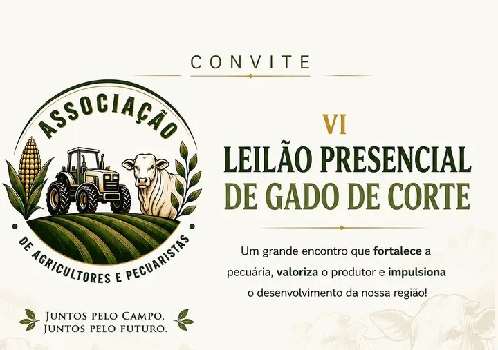 VI Leilão Presencial de Gado de Corte fortalece a pecuária regional em Marcelino Ramos