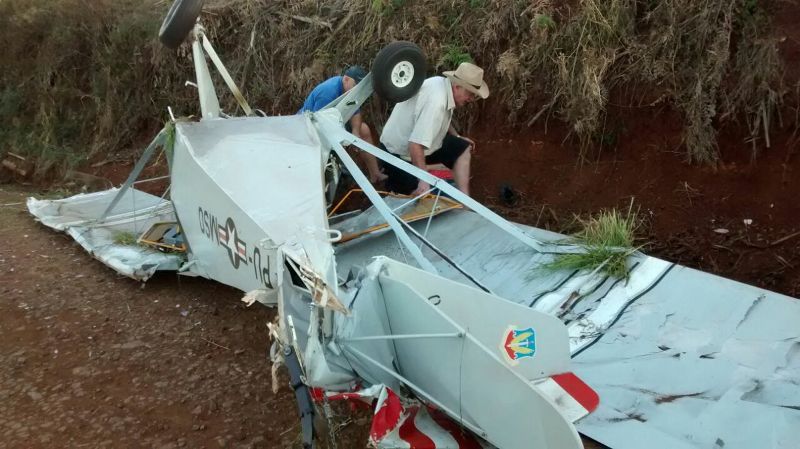 Ir para  <p><big>Um engenheiro mec&acirc;nico , sofreu um acidente com seu avi&atilde;o categoria ultraleve experimental no fim da tarde deste s&aacute;bado, em Linha Cinco, interior de Get&uacute;lio Vargas....
