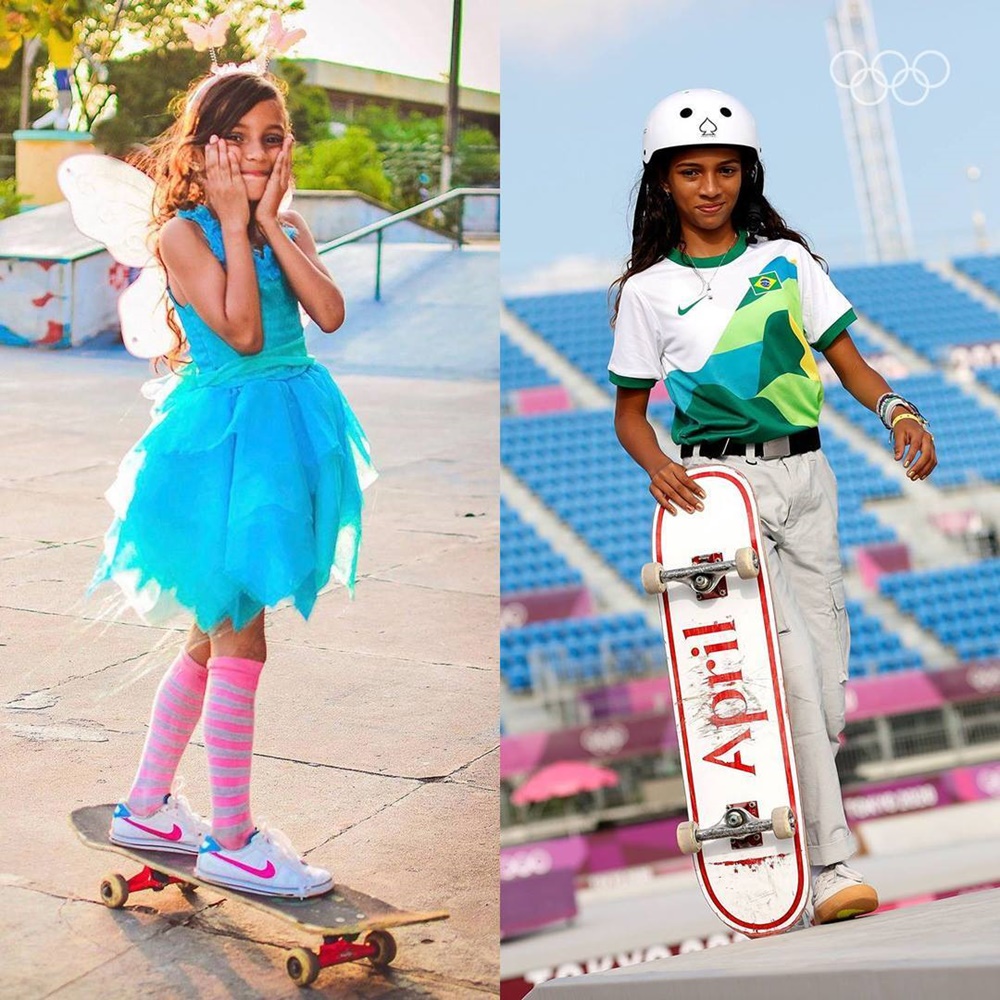 Ir para  <p><big>A maranhense Rayssa Leal, a Fadinha, de 13 anos, conquistou a prata na madrugada desta segunda-feira (26) no skate&nbsp;<em>street</em>&nbsp;na Olimp&iacute;ada de T&oacute;quio (Jap&atilde;o),...