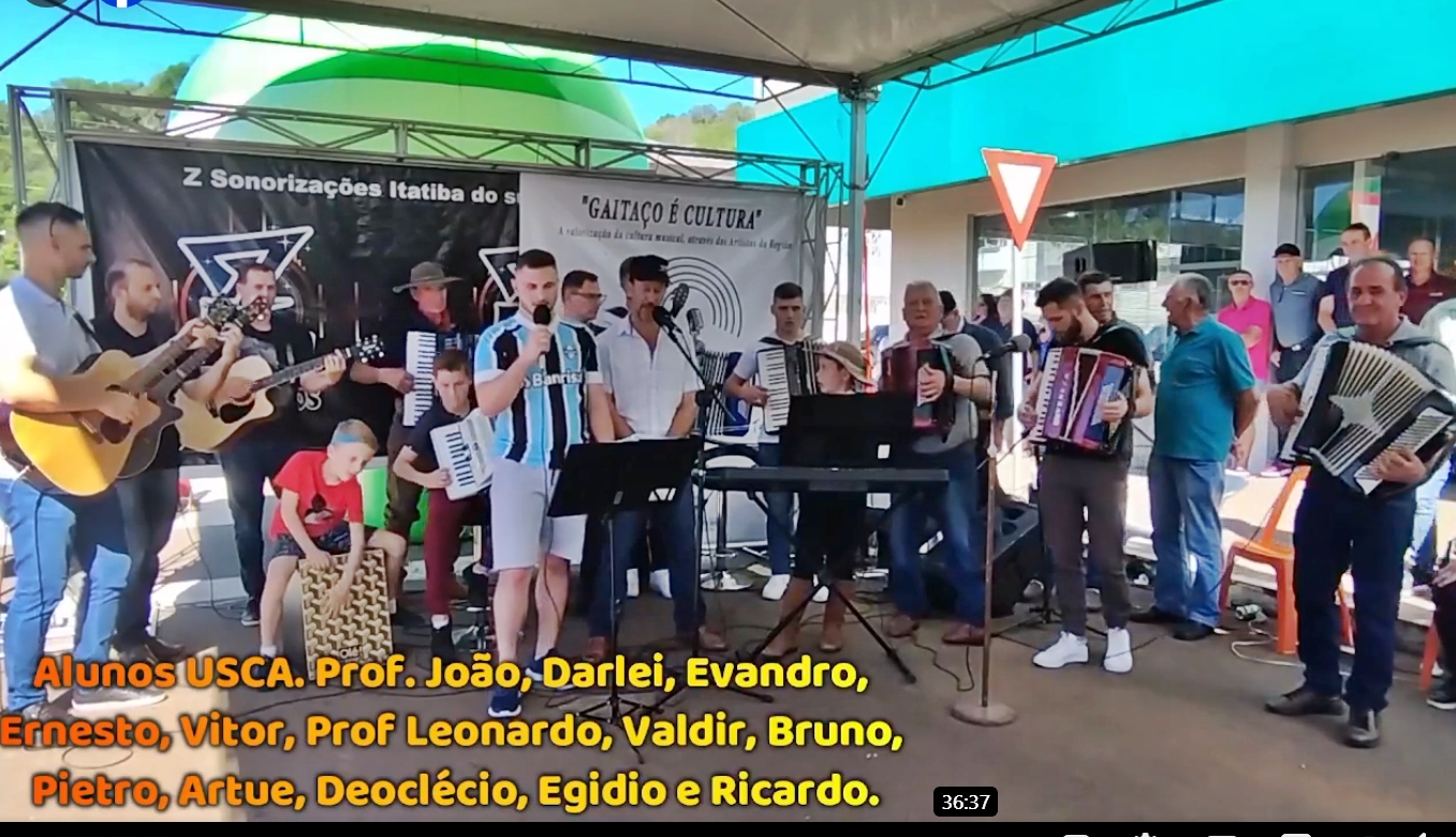 Ir para  <p><big>O Ponto de Cultura "Cultura Viva de Itatiba do Sul"com financiamento do Pr&oacute; Cultura, Governo do Estado do Rio Grande do Sul, realizou 10 eventos regionais de apoio e insentivo a cultura musical,...