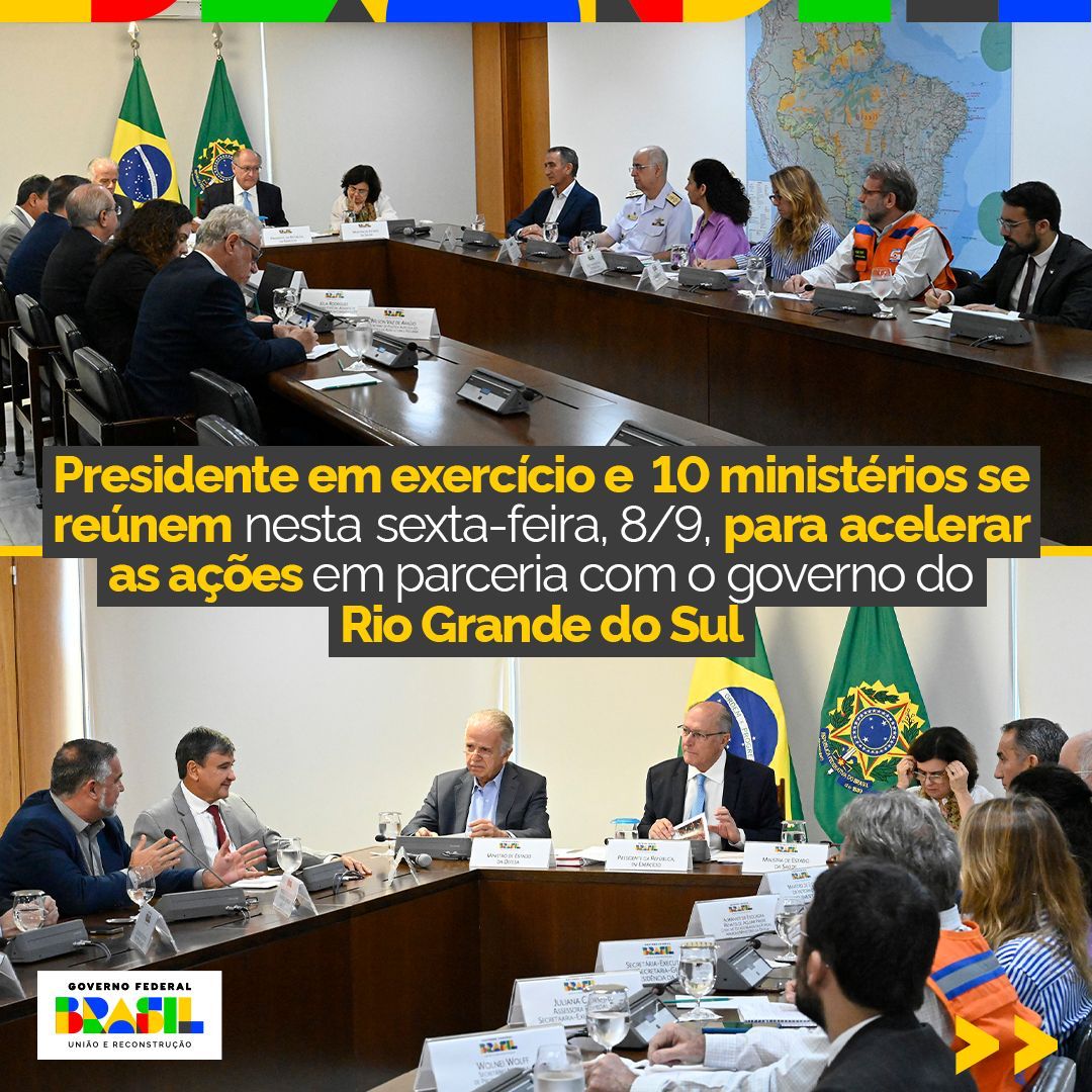 Ir para  <p><big>Presidente em exerc&iacute;cio, Geraldo Alckmin, anuncia&nbsp;a&ccedil;&otilde;es do Governo do Brasil em apoio &agrave;s v&iacute;timas do ciclone no Rio Grande do...